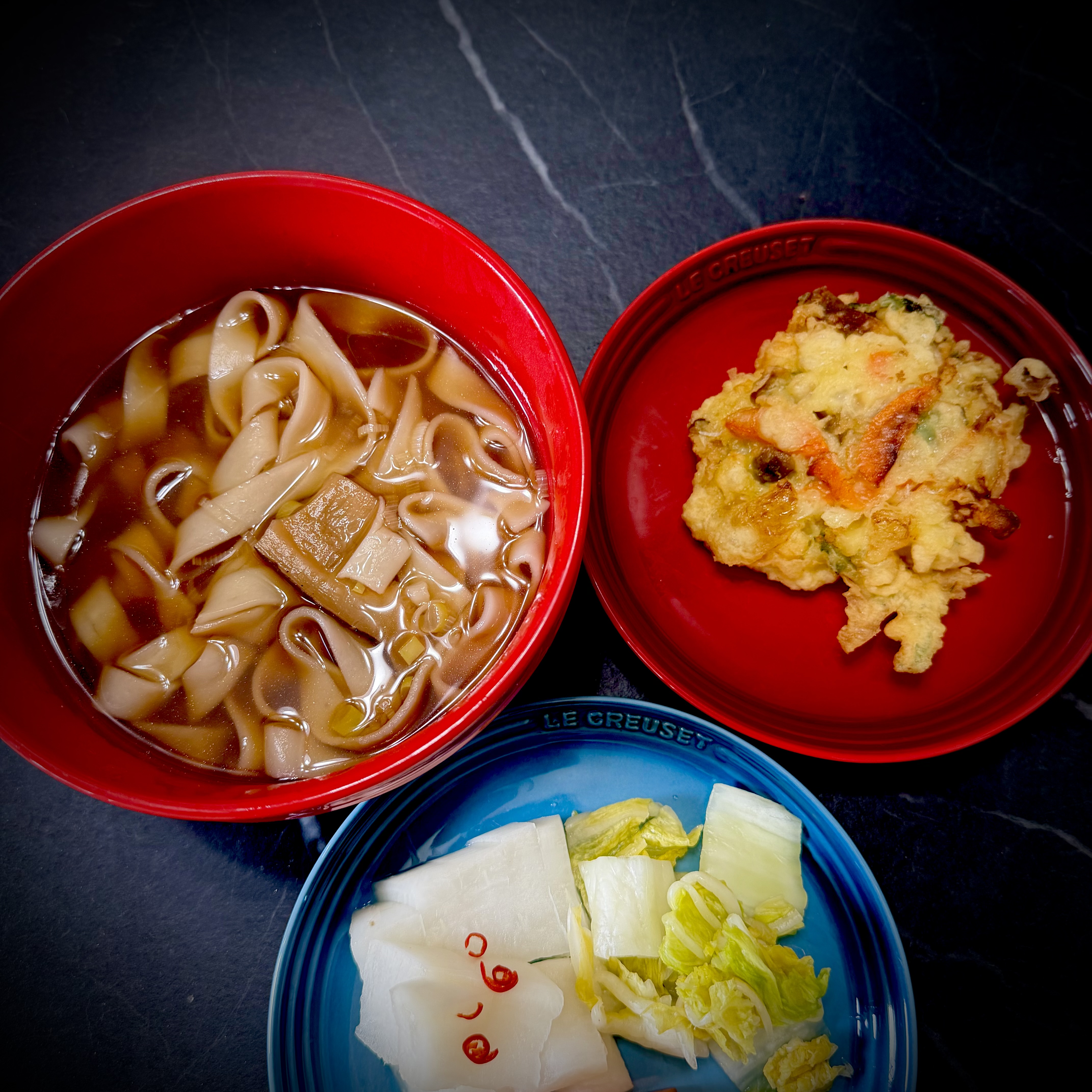 かき揚げ天ぷら煮込みきしめん